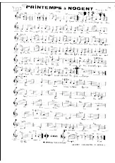 descargar la partitura para acordeón Printemps à Nogent (Valse) en formato PDF