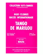 télécharger la partition d'accordéon Tango de Marilou (Orchestration Complète) au format PDF