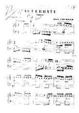 download the accordion score Acuerdate (Bandonéon A) (Tango) in PDF format