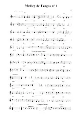 descargar la partitura para acordeón Medley de Tangos n°1 en formato PDF