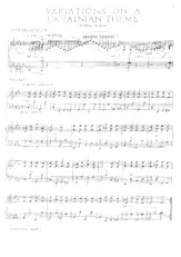 download the accordion score Variations on a Ukrainian Theme (Schöne Minka) in PDF format