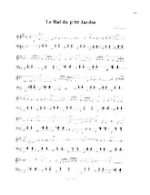 scarica la spartito per fisarmonica Le bal du p'tit jardin in formato PDF