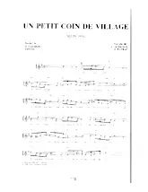 descargar la partitura para acordeón Un petit coin de village (Slow Fox) en formato PDF