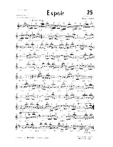 download the accordion score Espoir (Slow Rock) in PDF format