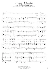 descargar la partitura para acordeón Les choses de la maison (The things in this house) en formato PDF