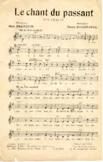 download the accordion score Le chant du passant (Fox Chanté) in PDF format