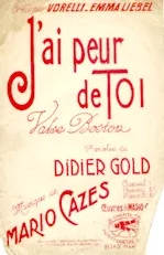 download the accordion score J'ai peur de toi (Valse Boston) in PDF format