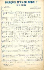 download the accordion score Pourquoi m'as tu menti (Valse Boston) in PDF format