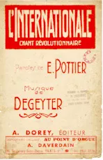 télécharger la partition d'accordéon L'internationale (Chant Révolutionnaire) (Marche Chantée) au format PDF