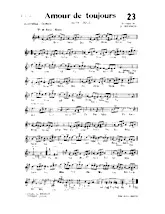 scarica la spartito per fisarmonica Amour de toujours (Slow Rock) in formato PDF