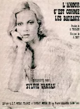 download the accordion score L'amour c'est comme les bateaux (Chant : Sylvie Vartan) in PDF format