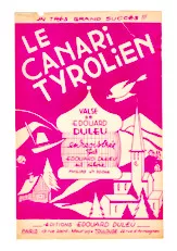 télécharger la partition d'accordéon Le canari Tyrolien (Valse) au format PDF