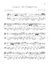 scarica la spartito per fisarmonica Canção da Primavera (Arrangement de Mario Mascarenhas) in formato PDF