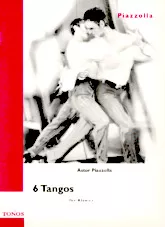 télécharger la partition d'accordéon Astor Piazzolla 6 tangos au format PDF