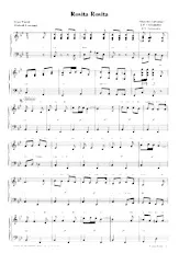 scarica la spartito per fisarmonica Rosita Rosita (Paso Doble Chanté) in formato PDF
