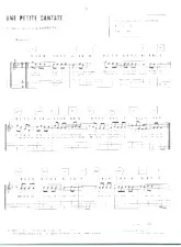télécharger la partition d'accordéon Une petite cantate au format PDF