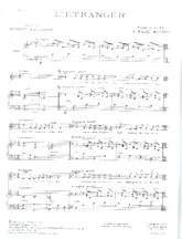 télécharger la partition d'accordéon L'étranger (Chant : Edith Piaf) au format PDF