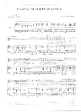 download the accordion score Paris Méditerranée in PDF format