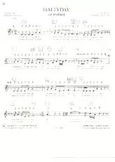 télécharger la partition d'accordéon Hallyday (Le phénix) au format PDF