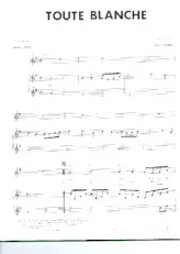 scarica la spartito per fisarmonica Toute blanche in formato PDF