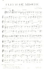 descargar la partitura para acordeón Fleur de misère (Chanson vécue) (Valse) en formato PDF