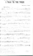 descargar la partitura para acordeón I talk to the trees (De : Paint your wagon) en formato PDF