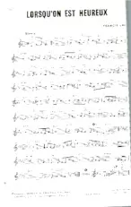 download the accordion score Lorsqu'on est heureux (Slow) in PDF format