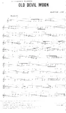 descargar la partitura para acordeón Old devil moon (De : Finian's rainbow) en formato PDF