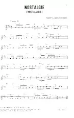 descargar la partitura para acordeón Nostalgie (Nostalgico) (Tango) en formato PDF