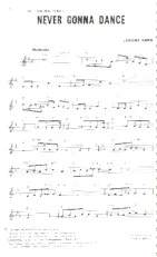 scarica la spartito per fisarmonica Never Gonna Dance (De : Swing Time) in formato PDF