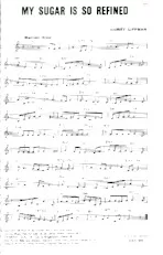 download the accordion score My sugar is so refined in PDF format