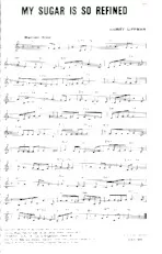 descargar la partitura para acordeón My sugar is so refined en formato PDF