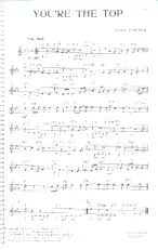 download the accordion score You're the top (Fox) in PDF format