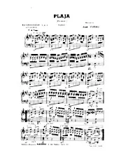 descargar la partitura para acordeón Plaja (Plage) (Tango) en formato PDF