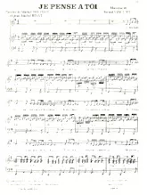 download the accordion score Je pense à toi in PDF format