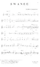 download the accordion score Swanee (Fox) in PDF format