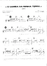 download the accordion score O Samba da minha Terra in PDF format