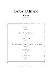télécharger la partition d'accordéon Lara Fabian Pure au format PDF