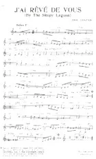 scarica la spartito per fisarmonica J'ai rêvé de vous (By the sleepy lagoon) (Boléro) in formato PDF