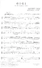 scarica la spartito per fisarmonica Gigi (Slow) in formato PDF