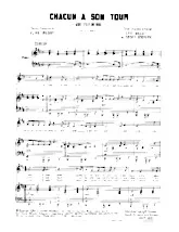 scarica la spartito per fisarmonica Chacun son tour (Gone from my mind) in formato PDF