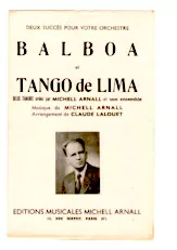 télécharger la partition d'accordéon Tango de Lima (Arrangement Claude Lalouet) au format PDF