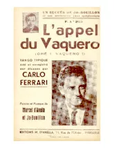 download the accordion score L'appel du Vaquero (Ohé Vaquero) (Tango Chanté) in PDF format