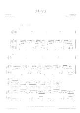 télécharger la partition d'accordéon J'ai vu (Chant : Niagara) au format PDF