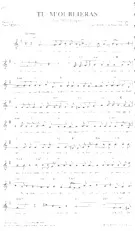 descargar la partitura para acordeón Tu m'oublieras (You will forget) en formato PDF