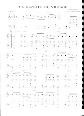 scarica la spartito per fisarmonica La gazelle du village (Marche) in formato PDF
