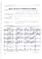 télécharger la partition d'accordéon Valses musettes et chansons de Paris (Conducteur) au format PDF