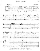 télécharger la partition d'accordéon Sixteen Tons au format PDF