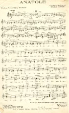 scarica la spartito per fisarmonica Anatole (Valse Chantée) in formato PDF