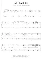 descargar la partitura para acordeón All Shook Up en formato PDF